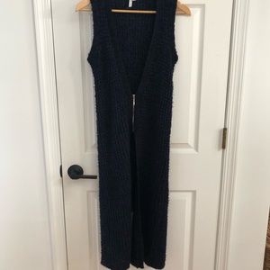 BCBG shag sweater vest